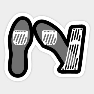 Heel and Toe Sticker